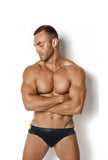 Jockstrap with Pride Stripes - Leather