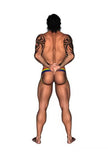 Jockstrap with Pride Stripes - Leather