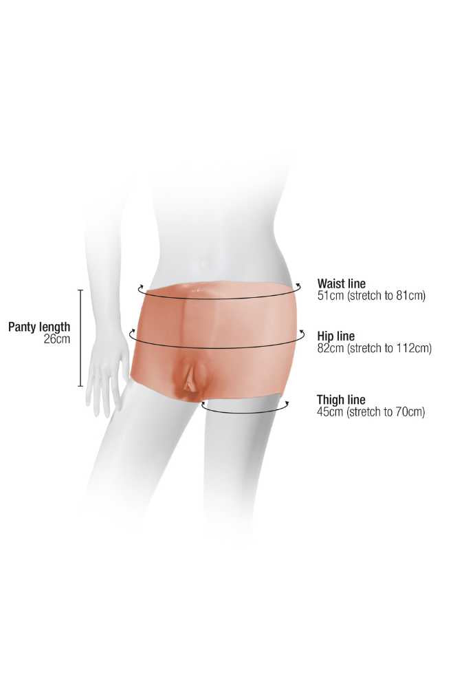 Realistic Silicone Vagina Panty