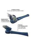 Powerful Wand Vibrator with 2 Interchangeable Heads - Man Wand Edgy