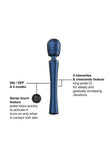 Powerful Wand Vibrator with 2 Interchangeable Heads - Man Wand Edgy