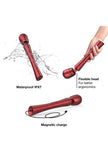 Powerful Wand Vibrator with 2 Interchangeable Heads - Man Wand Edgy