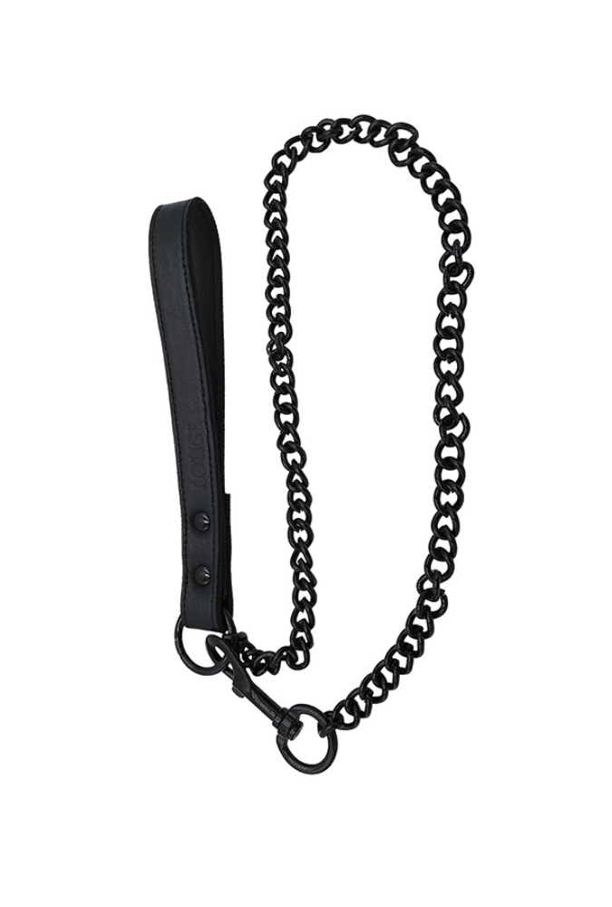 Elegant Leash with Chain - Leather