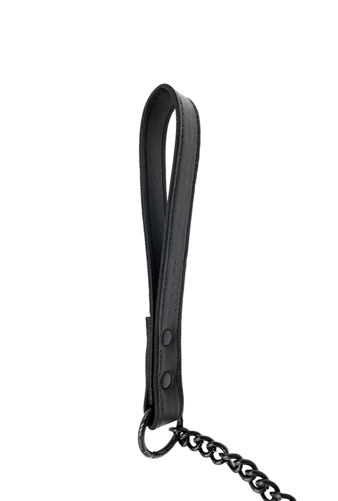 Elegant Leash with Chain - Leather