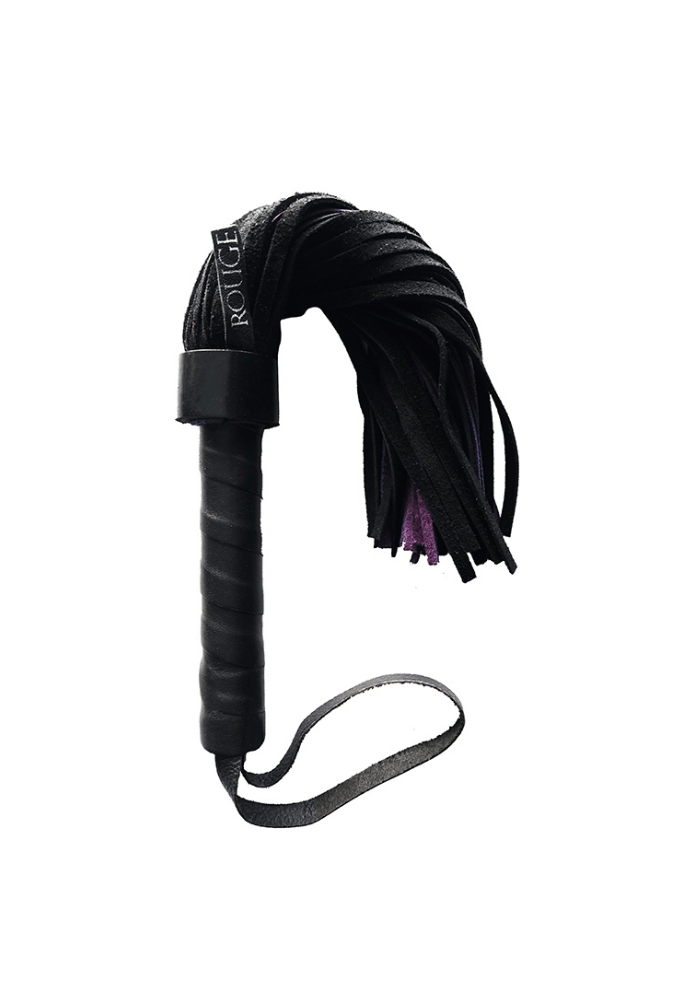 Suede Short Flogger with Leather Handle