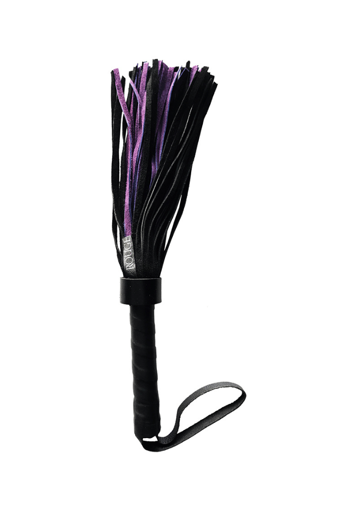 Suede Short Flogger with Leather Handle