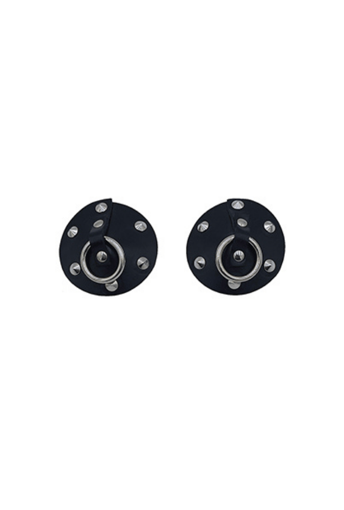 Nipple Pasties - Leather Studded