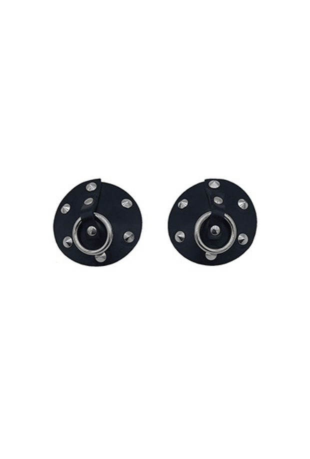 Nipple Pasties - Leather Studded
