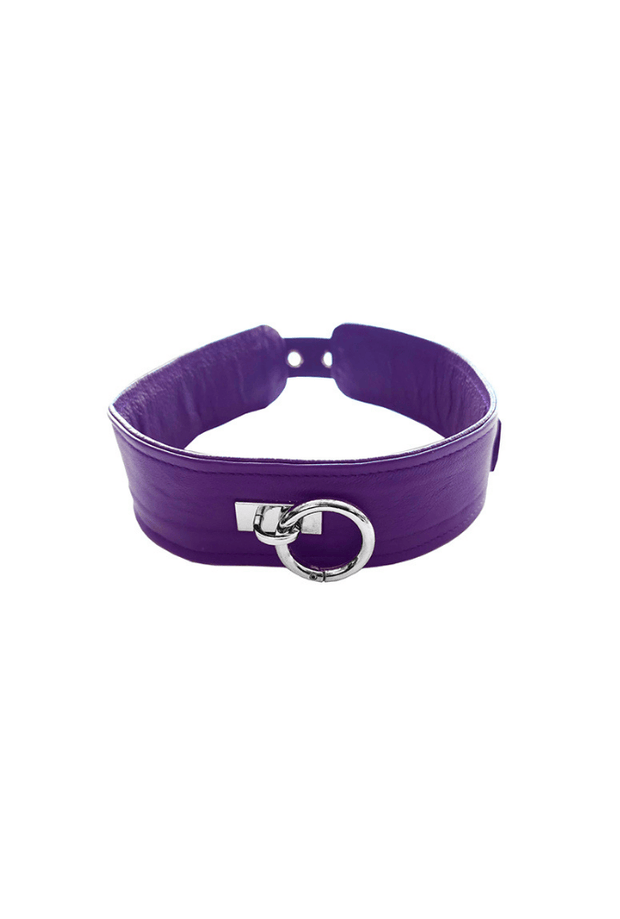 Classic Leather Collar - ROUGE