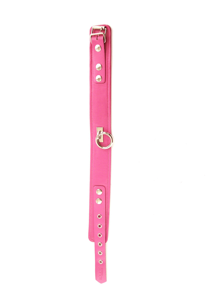 Classic Leather Collar - ROUGE