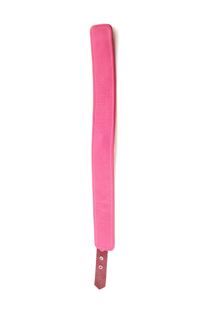 Classic Leather Collar - ROUGE