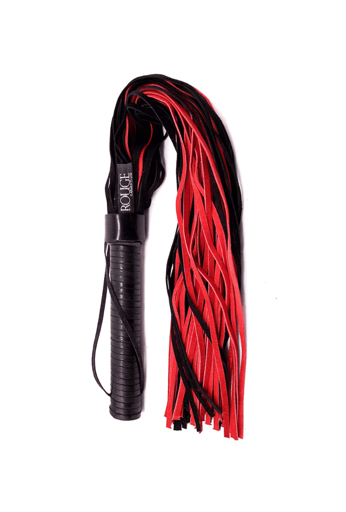 Suede Flogger with Leather Handle