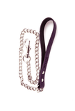 Leather Leash with Chain