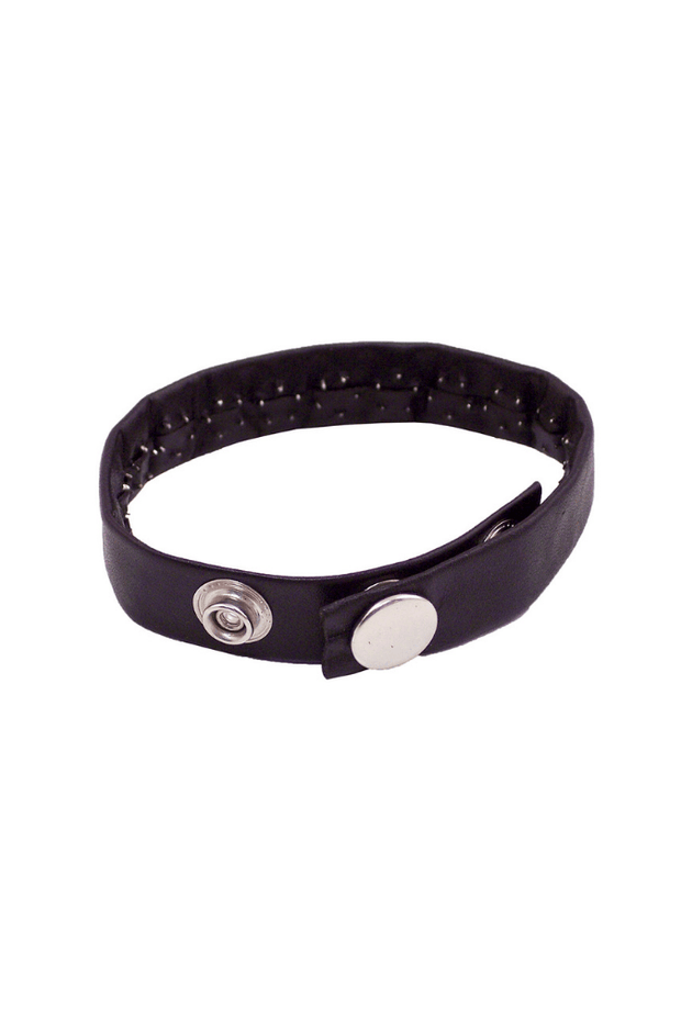 Spiked Cock Ring - Leather