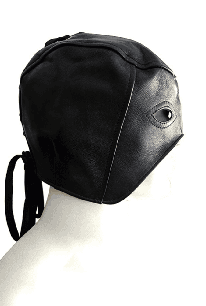 Leather Hood - Open Face