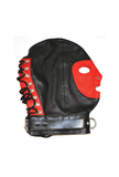 Leather Hood - D-Ring & Lockable Buckle Strap