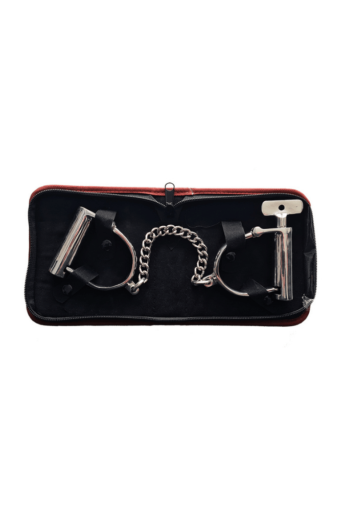 Adjustable Handle Handcuffs - Steel