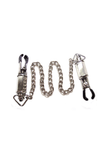 Weighted Nipple Clamps with Chain - Steel