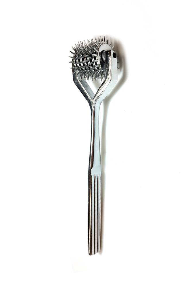 Wartenberg Pinwheel 7-Wheel Caster - Stainless Steel