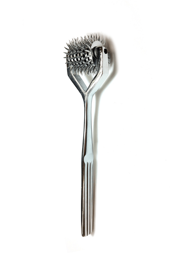 Wartenberg Pinwheel 7-Wheel Caster - Stainless Steel