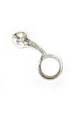 Anal Plug with Pull Ring - Stainless Steel