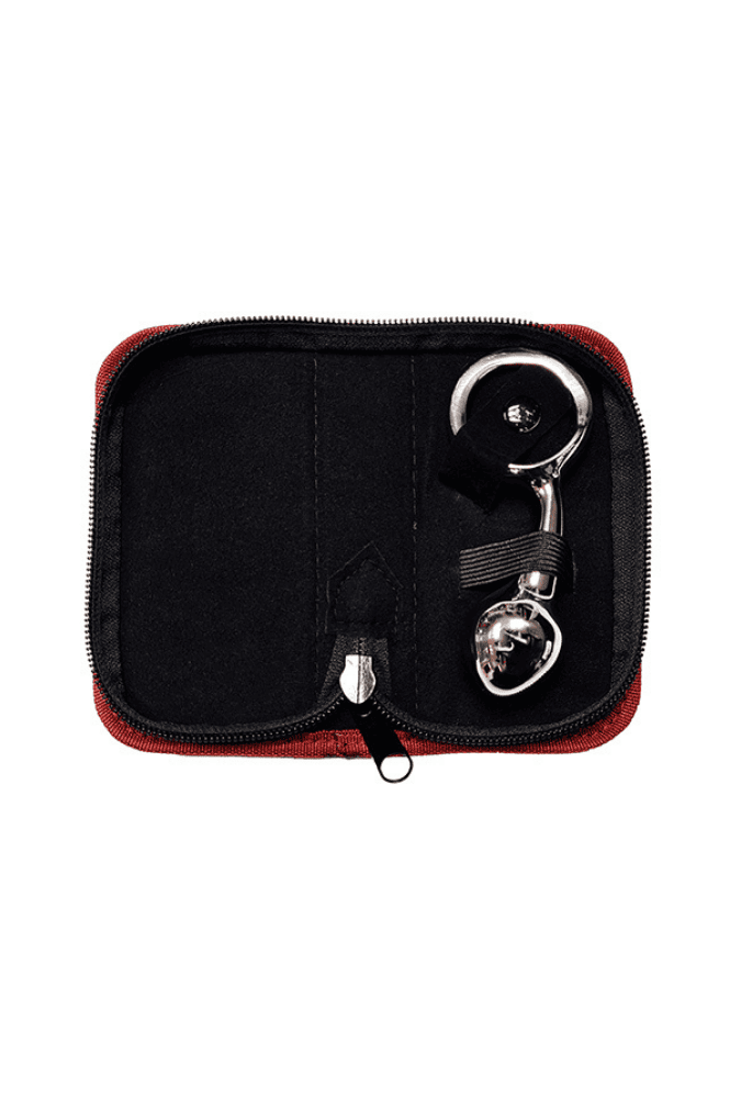 Anal Plug with Pull Ring - Stainless Steel