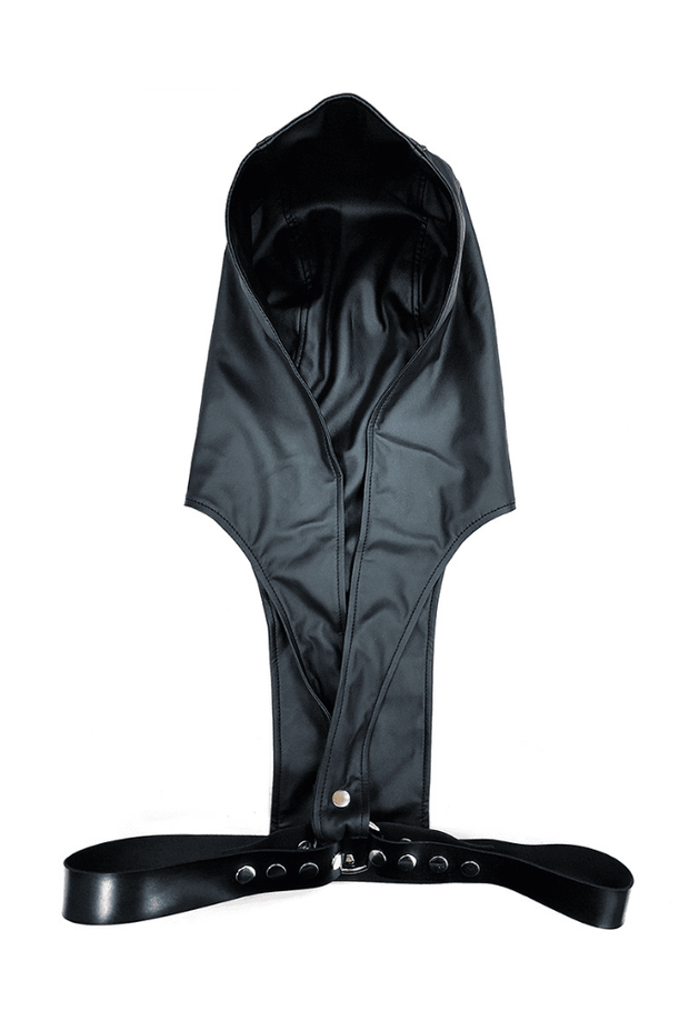 Bondage Hooded Harness - Faux Leather