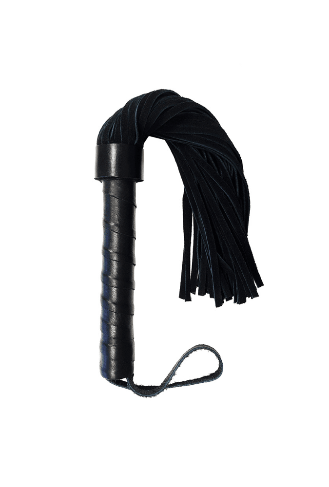 Suede Short Flogger with Leather Handle