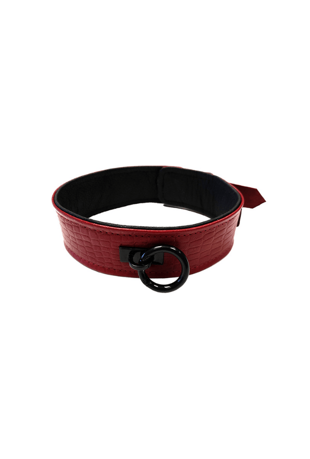 Leather BDSM Collar -Anaconda
