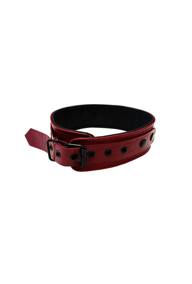Leather BDSM Collar -Anaconda