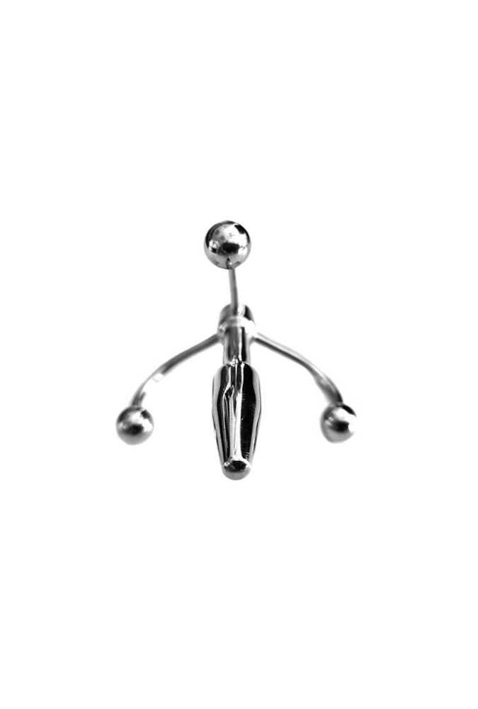 Crown Penis Plug - Steel
