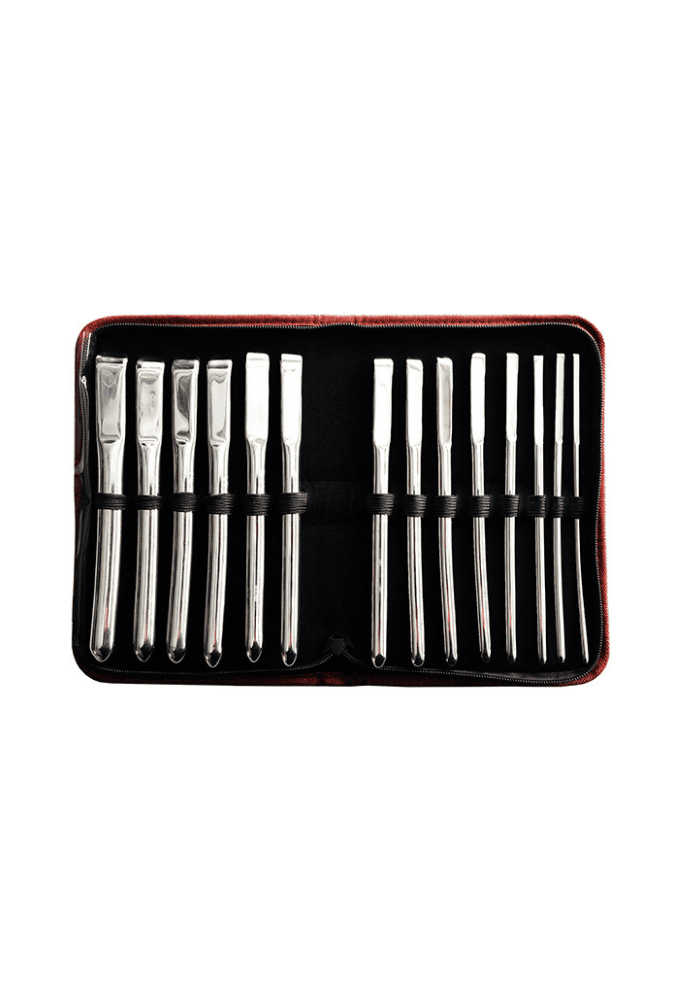 Hegar Uterine Dilator Set - Stainless Steel 14 Piece