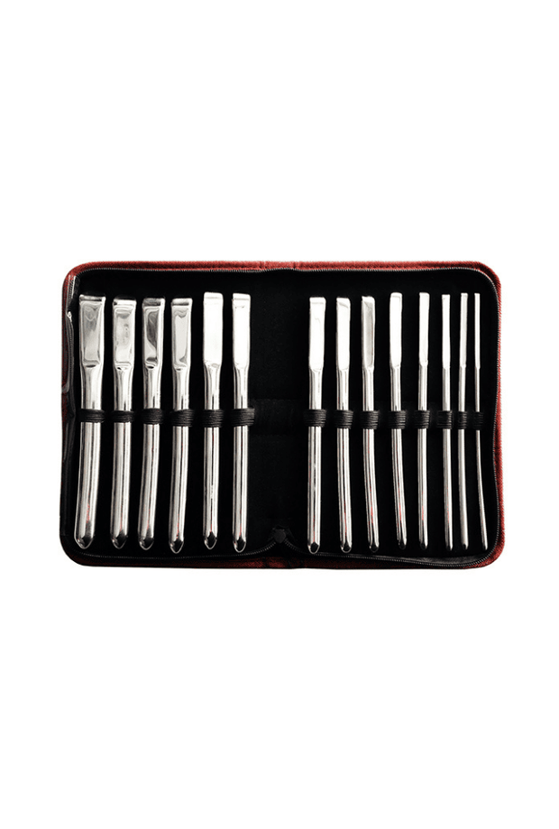 Hegar Uterine Dilator Set - Stainless Steel 14 Piece