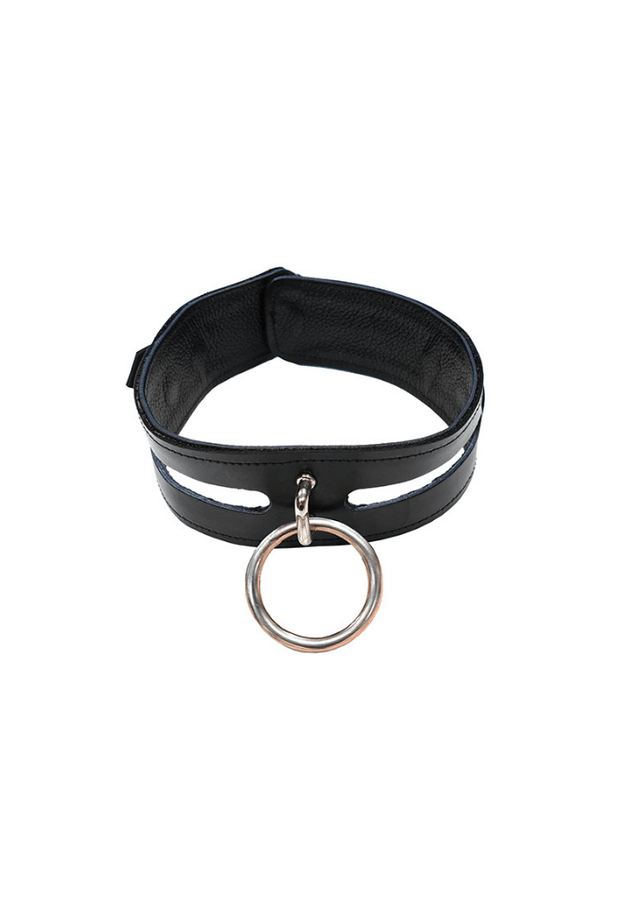 Leather Fashion Bondage Collar - ROUGE