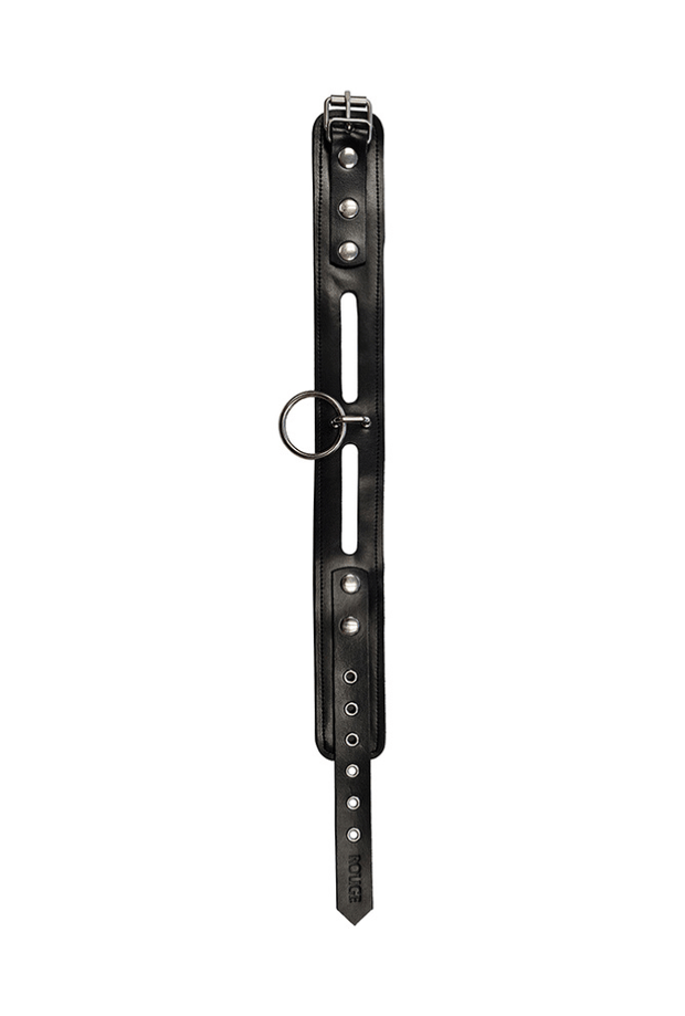 Leather Fashion Bondage Collar - ROUGE