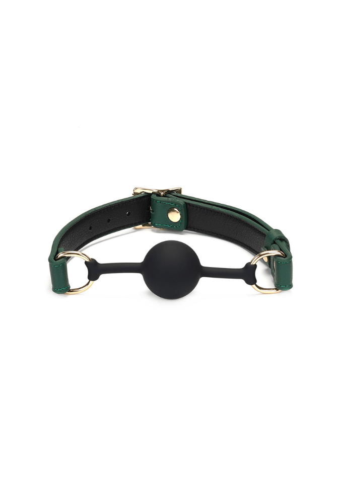 Leather Ball Gag - Mossy Chic