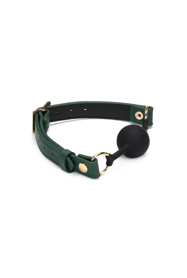 Leather Ball Gag - Mossy Chic