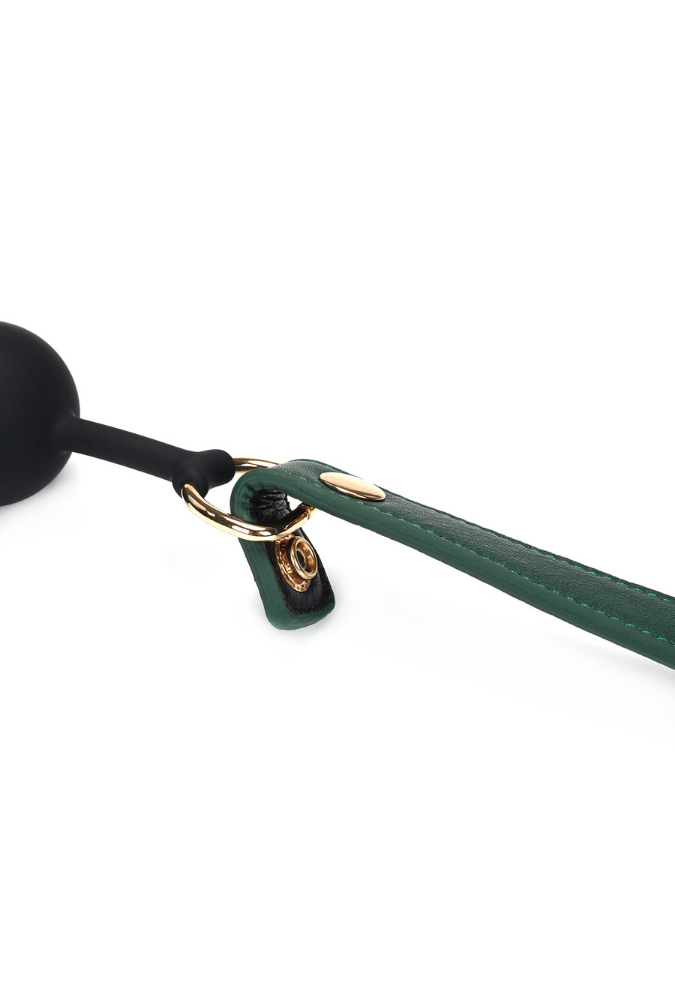 Leather Ball Gag - Mossy Chic