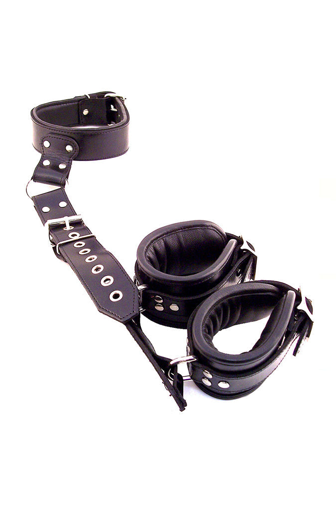 Neck to Wrist Restraint - Leather