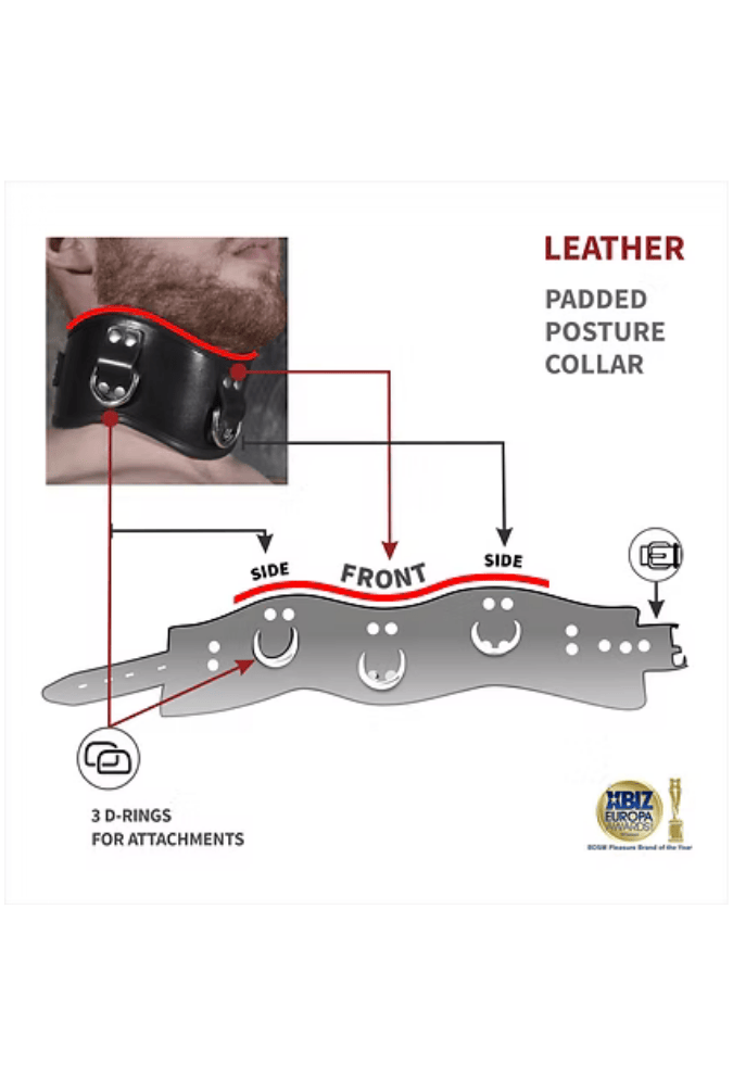 Leather Posture Collar - Leather