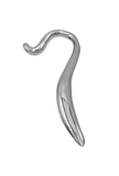 Hollow Curved Dildo – Stainless Steel