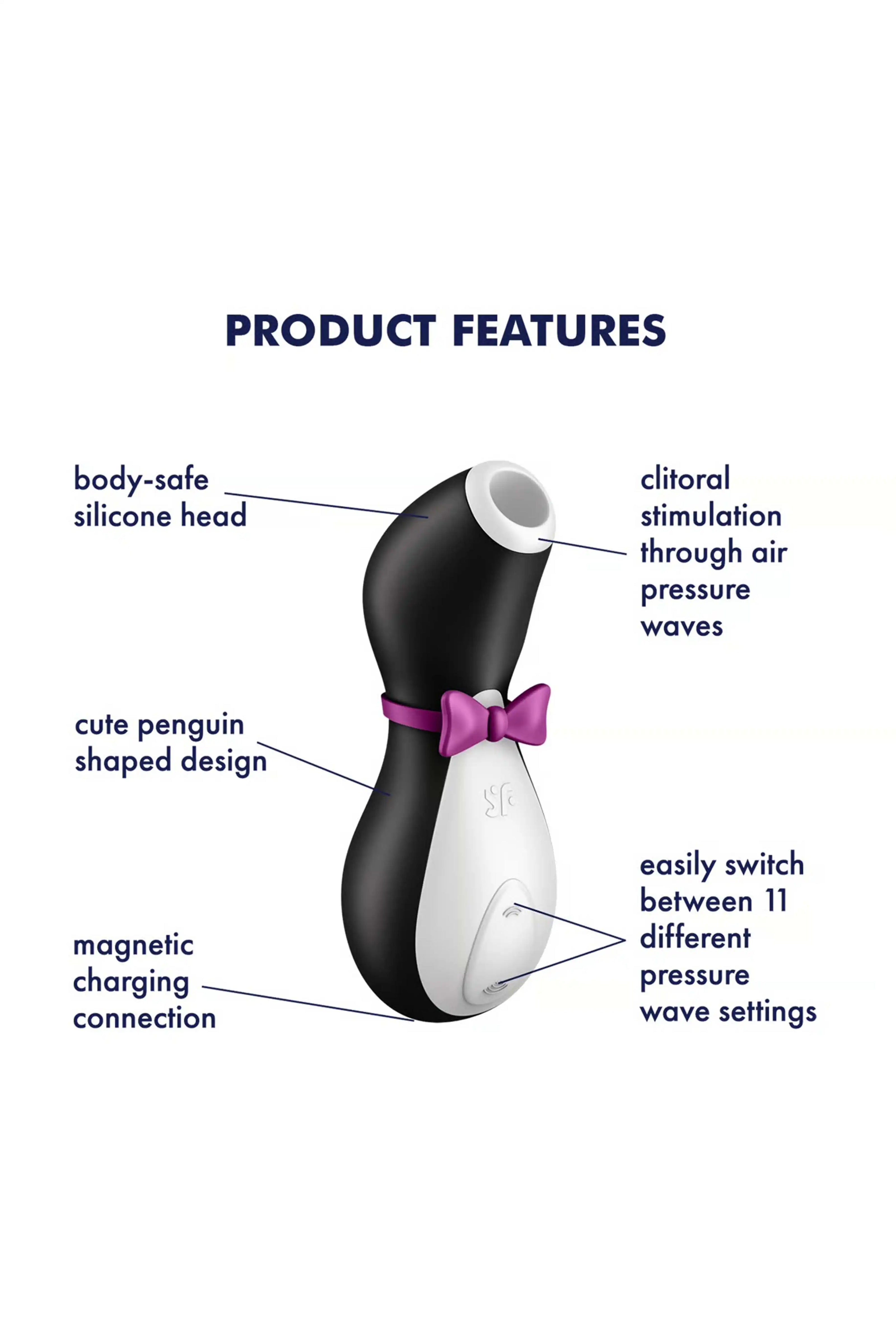 Clitoral Suction Stimulator - Penguin Air Pulse