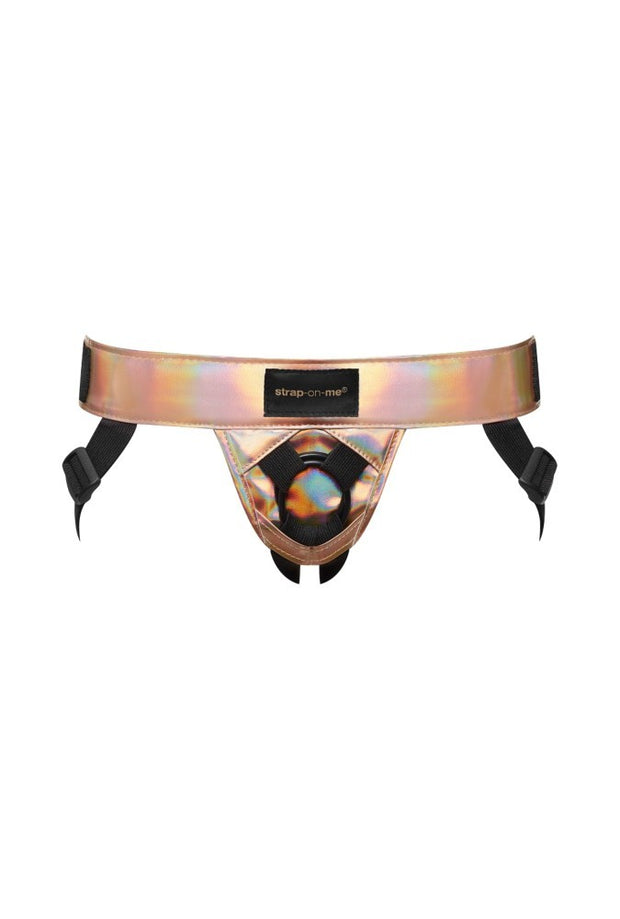 Holographic rose gold