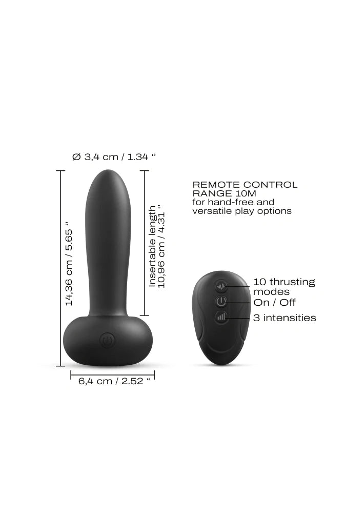 Thrusting Anal & Vaginal Vibrator - Deep Thrust