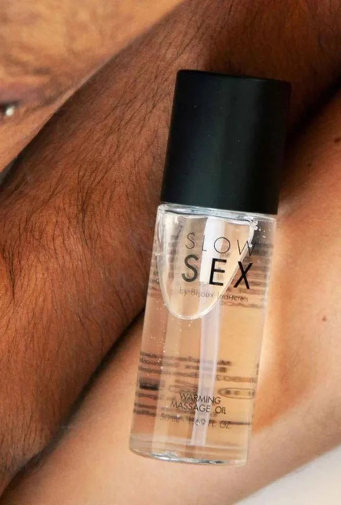 Warming massage oil - Slow sex